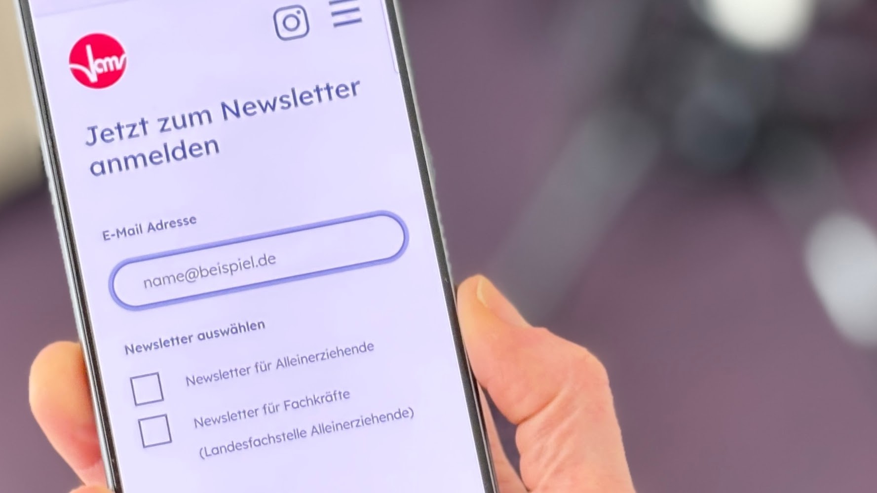 Newsletter für Alleinerziehende