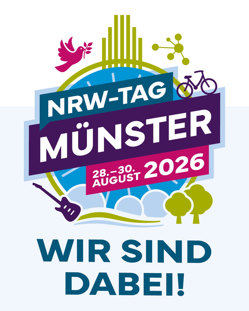 NRW-Tag 2026 in Münster: VAMV NRW mit Mitmach-Aktion dabei